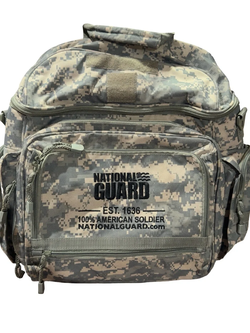 National Guard Digital Camo Tactical Backpack - Gray Camo